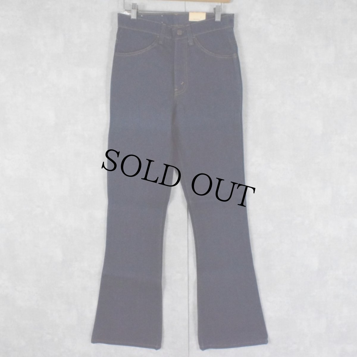 画像2: 80's Levi's 646 USA製 ベルボトム デニムパンツ フラッシャー付きDEADSTOCK W29 (2)