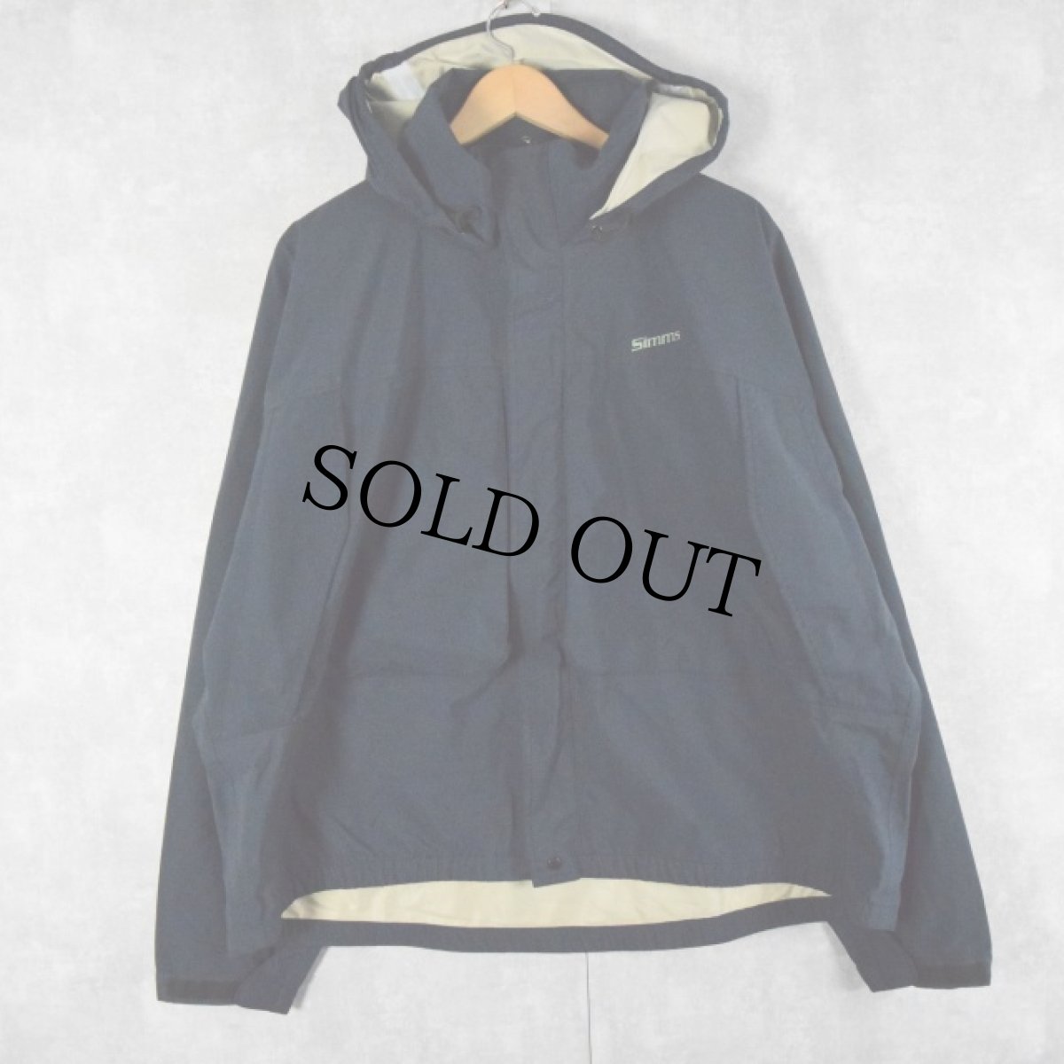 画像1: Simms "GORE-TEX" ナイロンマウンテンパーカー (1)