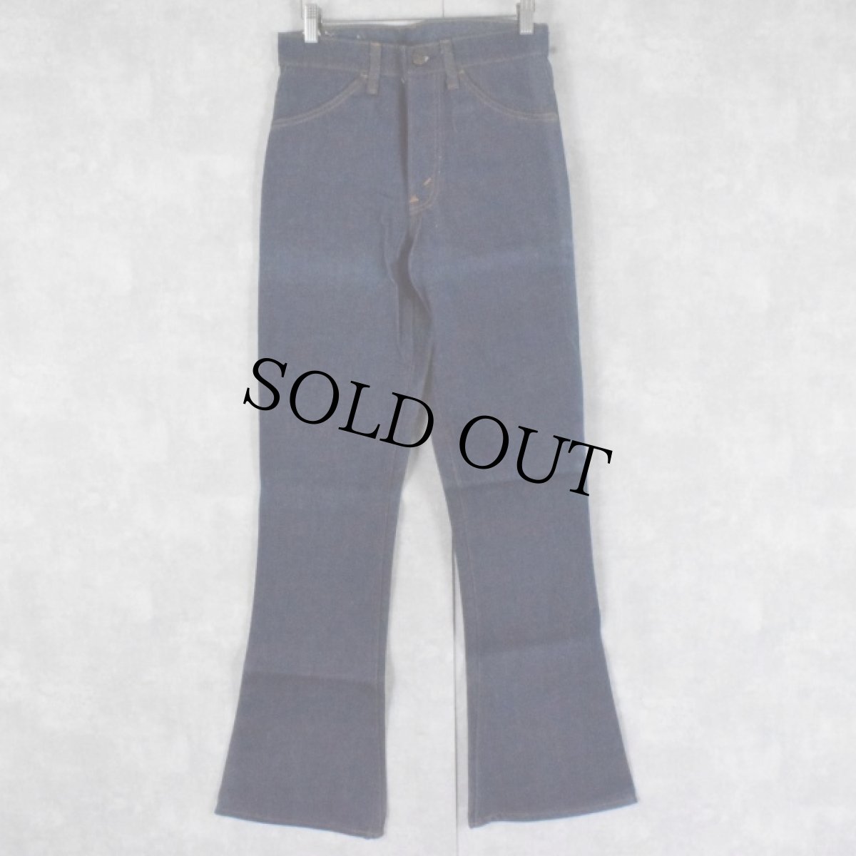 画像2: 80's Levi's 646 USA製 ベルボトム デニムパンツ フラッシャー付きDEADSTOCK W28 (2)