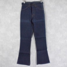 画像2: 80's Levi's 646 USA製 ベルボトム デニムパンツ フラッシャー付きDEADSTOCK W28 (2)