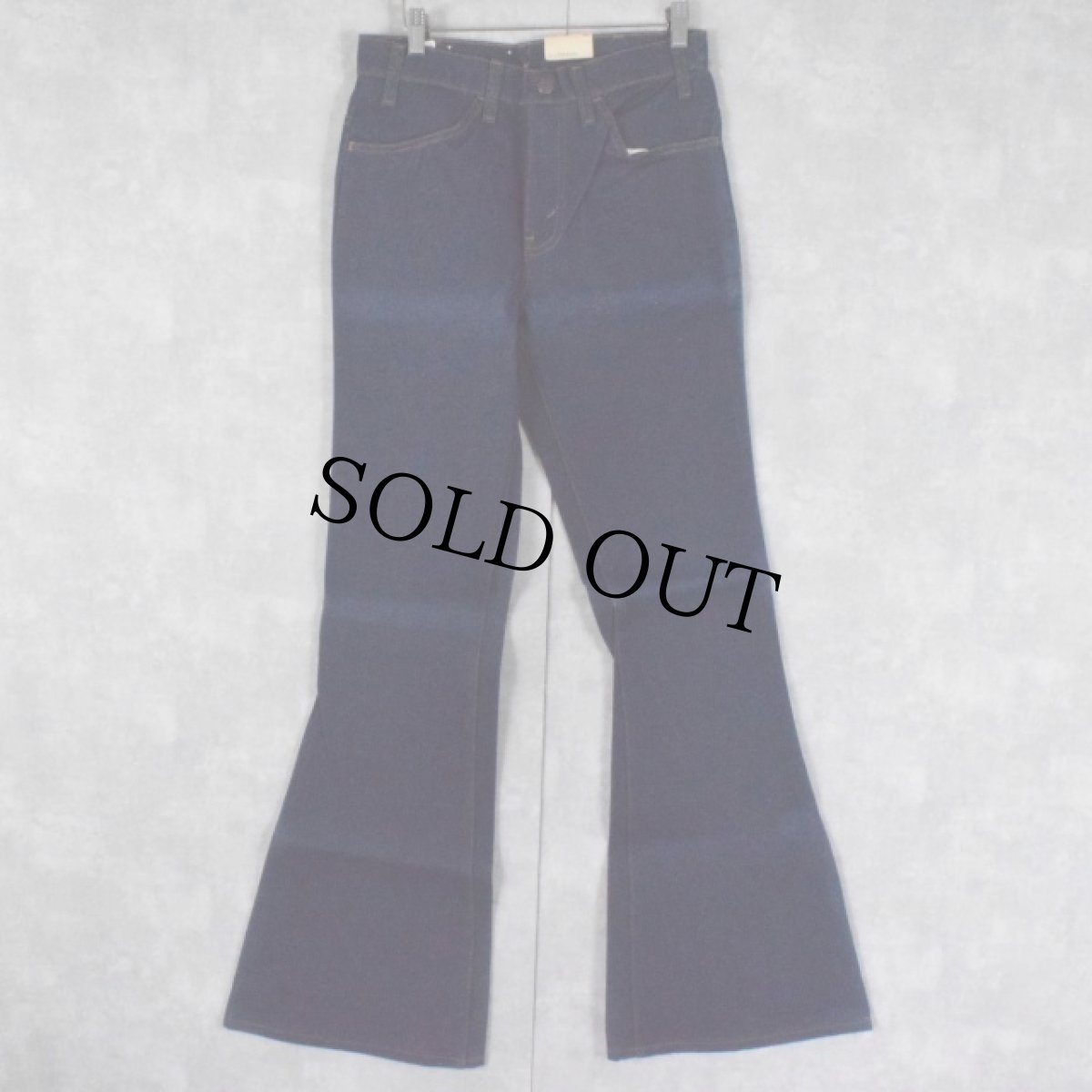 画像2: 80's Levi's 646 USA製 ベルボトム デニムパンツ フラッシャー付きDEADSTOCK W30 (2)