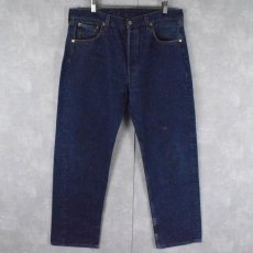 画像1: 90's Levi's 501 USA製 ブランクタブ デニムパンツ W35 (1)