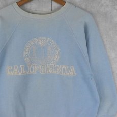 画像1: 50's "THE UNIVERSITY OF CALIFORNIA" ラグランスウェット (1)