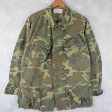 画像1: 【SALE】 60's U.S.ARMY ERDL迷彩 "グリーンリーフ" ファティーグジャケット 3rd MEDIUM-LONG (1)