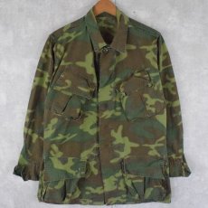 画像1: 【SALE】 60's U.S.ARMY ERDL迷彩 "グリーンリーフ" ファティーグジャケット 3rd (1)