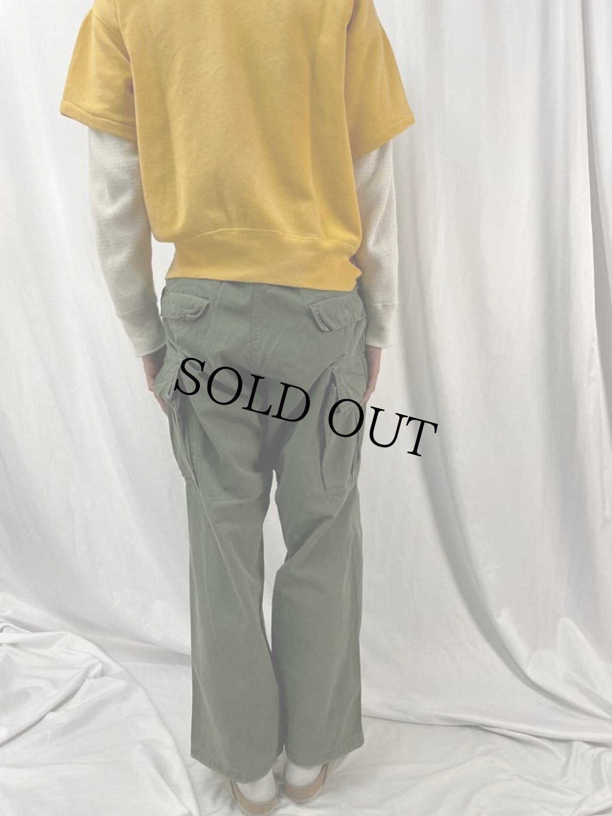 画像4: 60's U.S.ARMY ジャングルファティーグパンツ 4th REGULAR-MEDIUM (4)