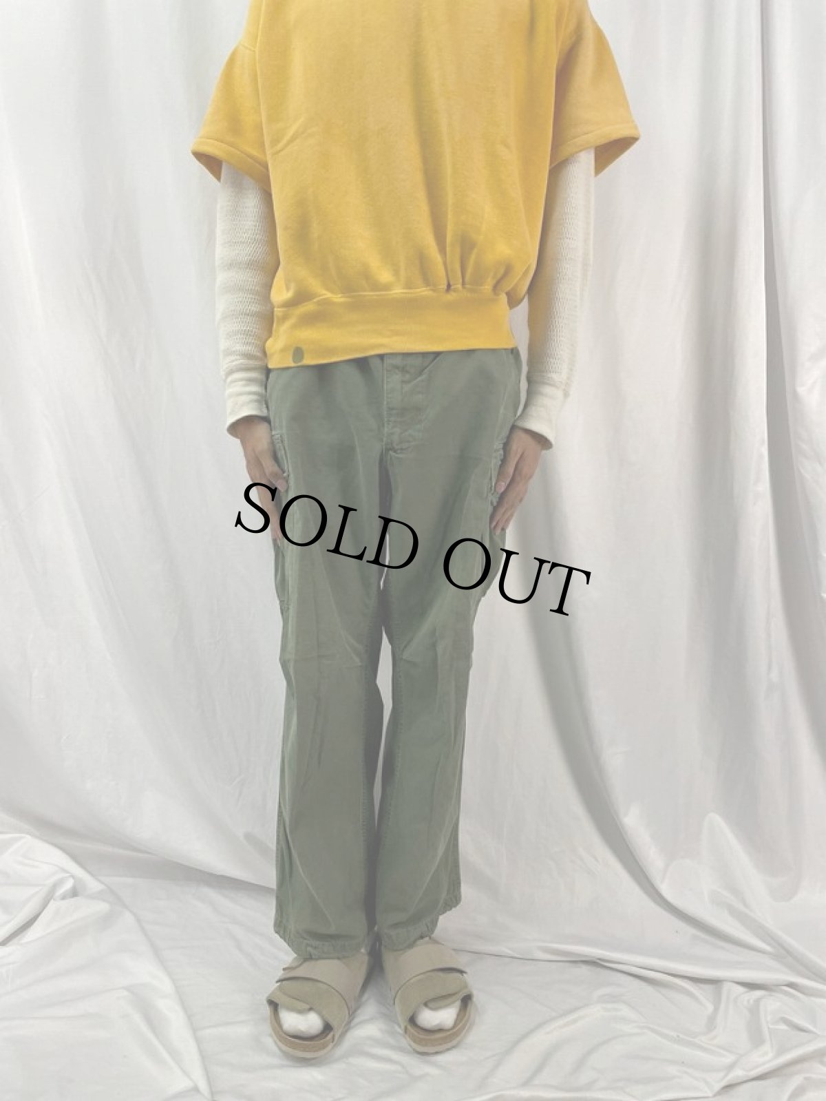 画像2: 60's U.S.ARMY ジャングルファティーグパンツ 4th REGULAR-MEDIUM (2)