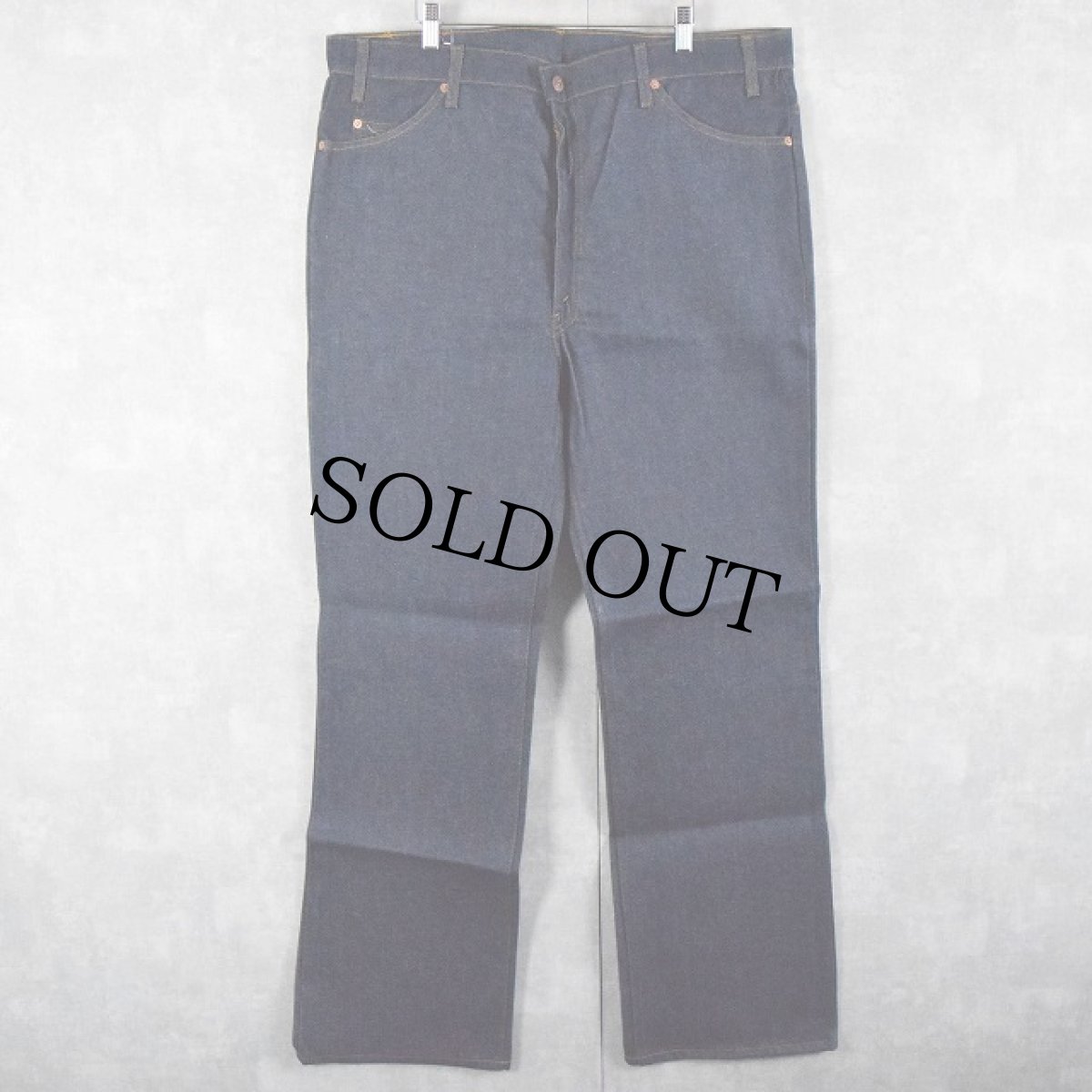 画像2: 80's Levi's 20517-0217 USA製 デニムパンツ フラッシャー付きDEADSTOCK W41 (2)