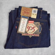 画像1: 90's Levi's 505 USA製 デニムパンツ フラッシャー付きDEADSTOCK W39 (1)