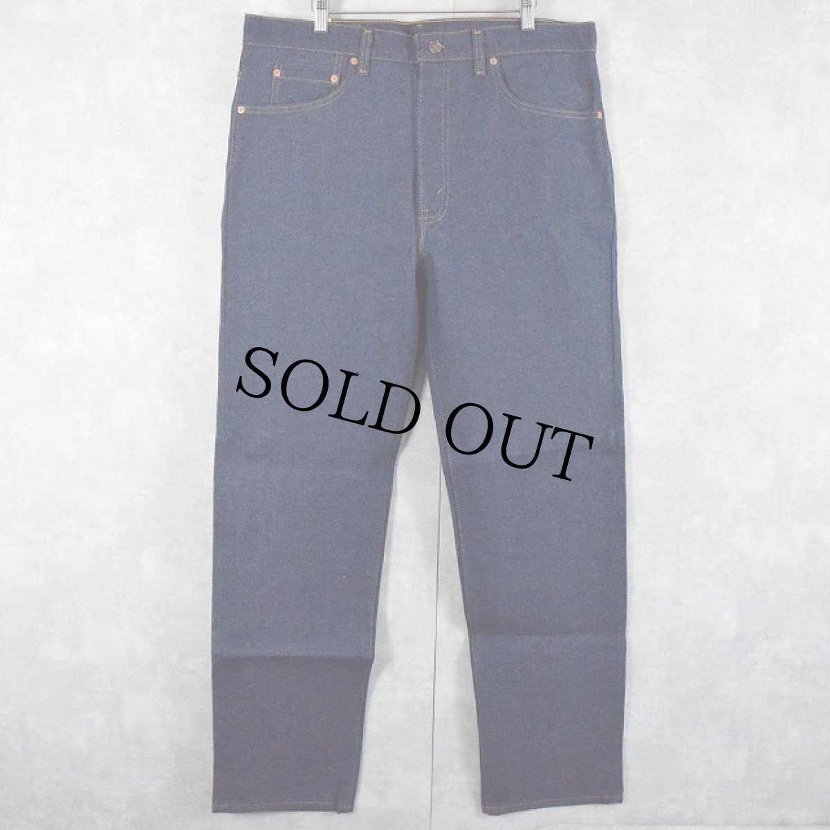 画像2: 90's Levi's 505 USA製 デニムパンツ フラッシャー付きDEADSTOCK W39 (2)