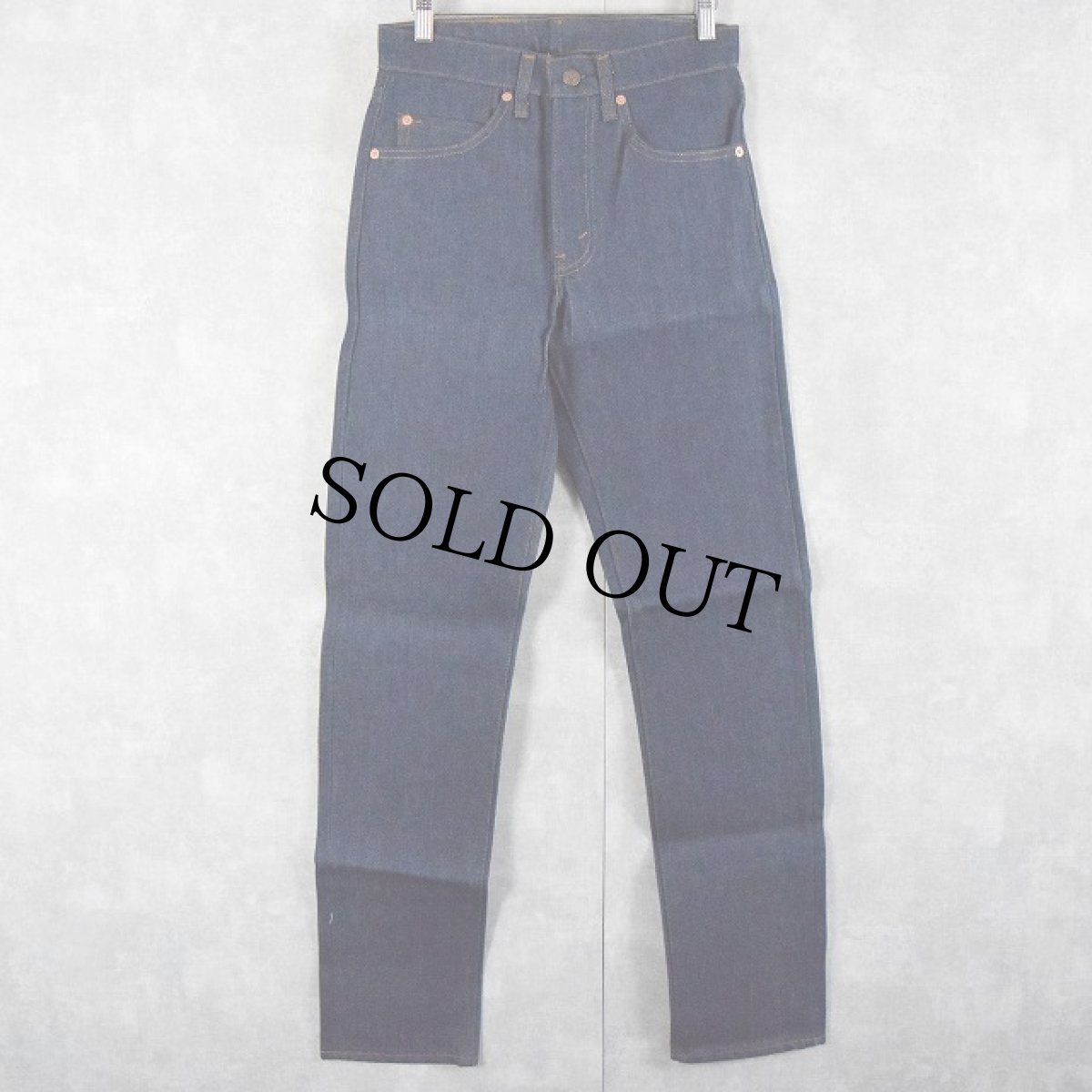 画像2: 80's Levi's 505-0217 USA製 内股シングル デニムパンツ フラッシャー付きDEADSTOCK W29 (2)