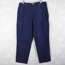 画像1: POLO Ralph Lauren リネン×コットン カーゴパンツ W35 (1)