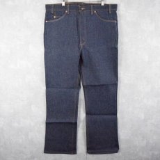 画像2: 90's Levi's 517 USA製 オレンジタブ デニムパンツ フラッシャー付きDEADSTOCK W41 (2)