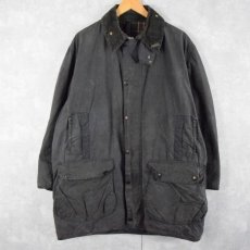 画像1: 90's Barbour ENGLAND製 "BORDER" オイルドジャケット 3ワラント (1)