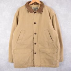 画像1: L.L.Bean 裏キルティング ダックハンティングジャケット L (1)