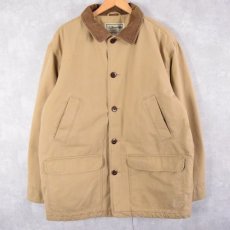 画像1: L.L.Bean 裏キルティング ダックハンティングジャケット L (1)