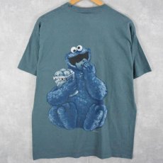 画像1: 90's COOKIE MONSTER USA製 "Calvin Klein"パロディTシャツ L (1)