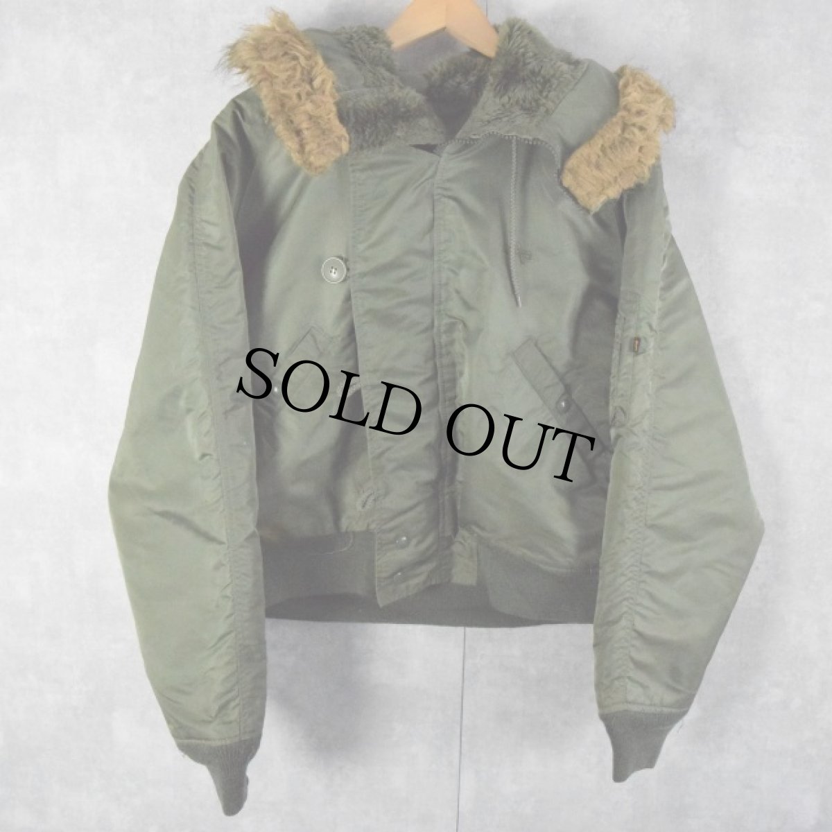 画像1: 民間品 ALPHA INDUSTRIES,INC. N-2B フライトジャケット SMALL (1)