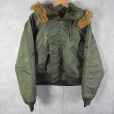 画像1: 民間品 ALPHA INDUSTRIES,INC. N-2B フライトジャケット SMALL (1)