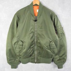 画像1: 民間品 ALPHA INDUSTRIES,INC. MA-1 フライトジャケット LARGE (1)