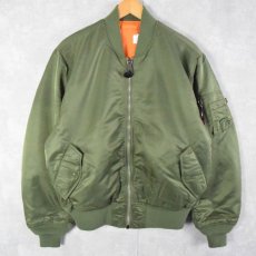 画像1: 民間品 ALPHA INDUSTRIES,INC. MA-1 フライトジャケット LARGE (1)