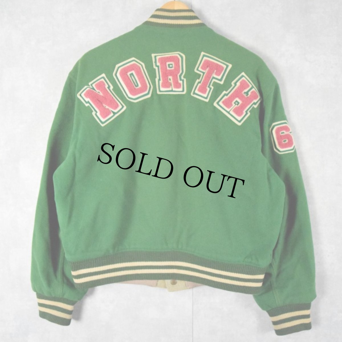 画像2: 50's〜 BUTWIN JACKET パッチ付き リバーシブルスタジャン SIZE44 (2)