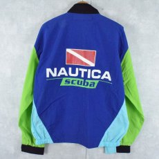 画像1: 90's nautica "NAUTICA SCUBA" ナイロンジャケット L (1)