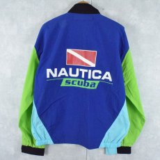 画像1: 90's nautica "NAUTICA SCUBA" ナイロンジャケット L (1)