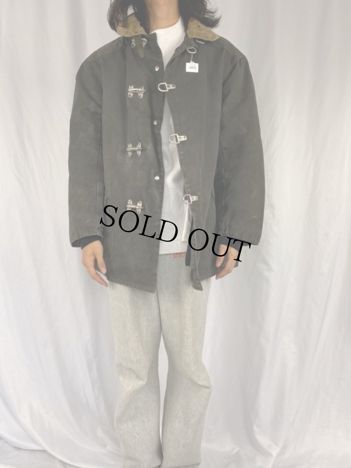 画像2: 50's GLOBE MFG. CO. ダックファイヤーマンジャケット (2)