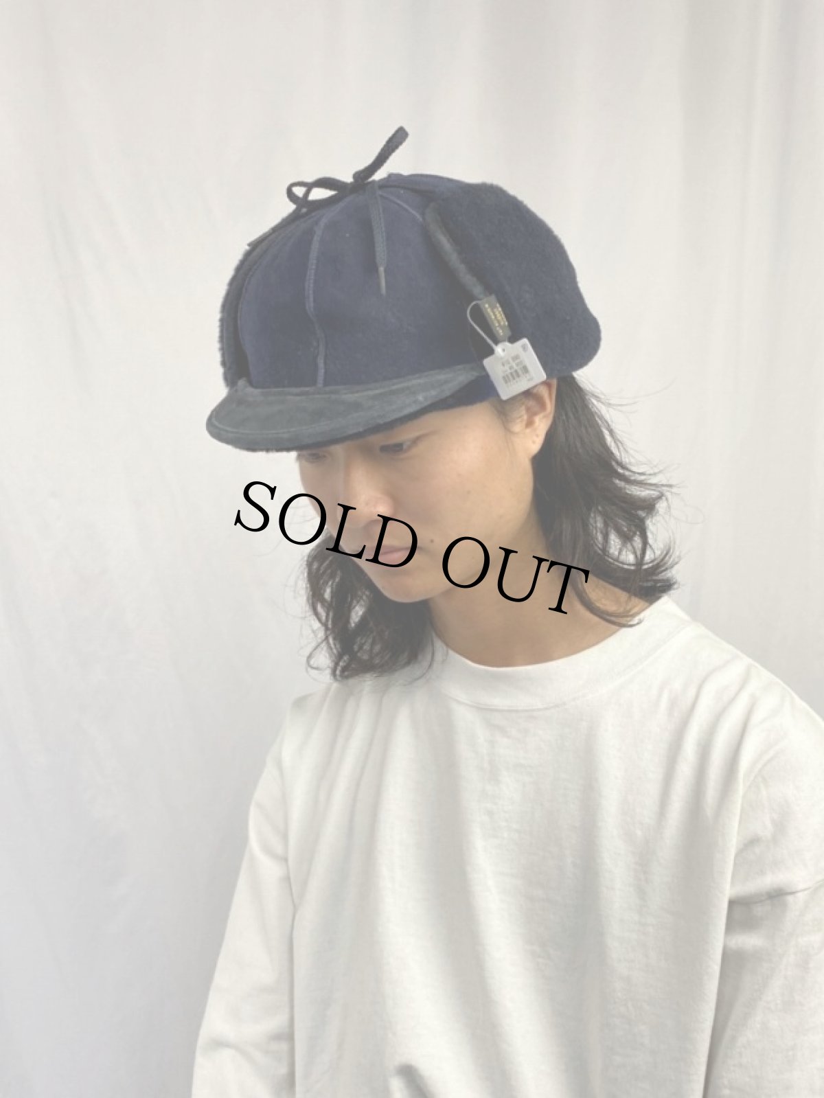 画像3: 90's CANADA製 ムートンボンバーキャップ (3)