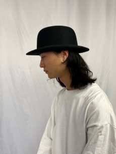 画像3: 【SALE】 50〜60's MALLORY フェルトボウラーハット 7 3/8 (3)