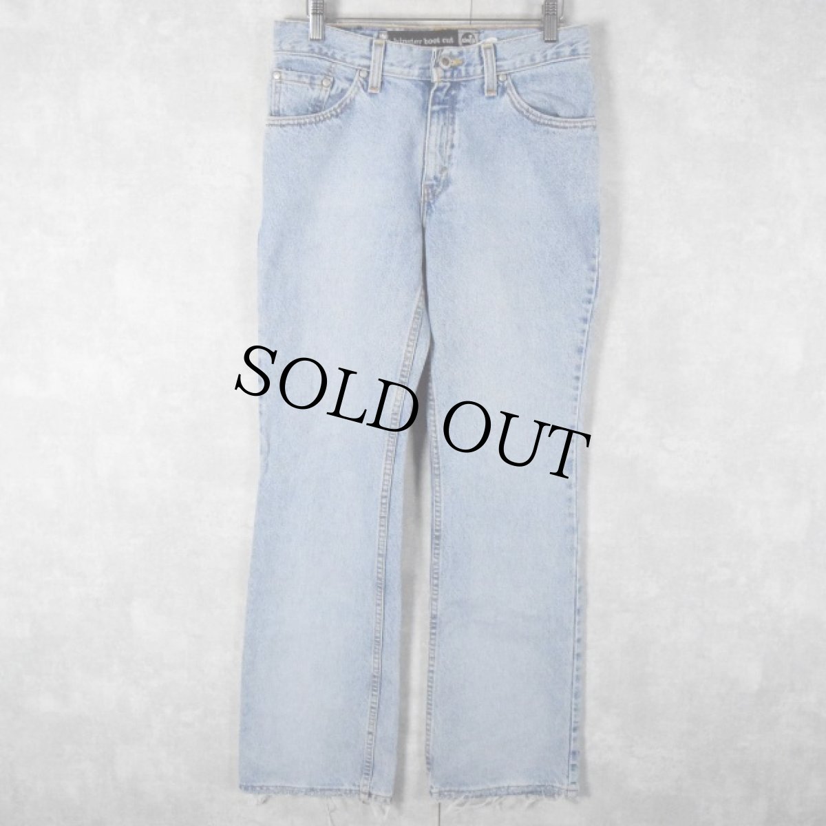 画像1: 2000's Levi's SILVERTAB USA製 "hipster boot cut" ブーツカットデニムパンツ W30 (1)