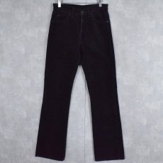 画像1: 80's Levi's 517 コーデュロイフレアパンツ BLACK W30 (1)