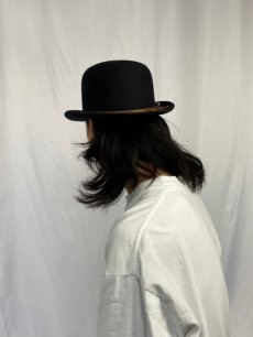 画像4: 【SALE】 50〜60's MALLORY フェルトボウラーハット 7 3/8 (4)
