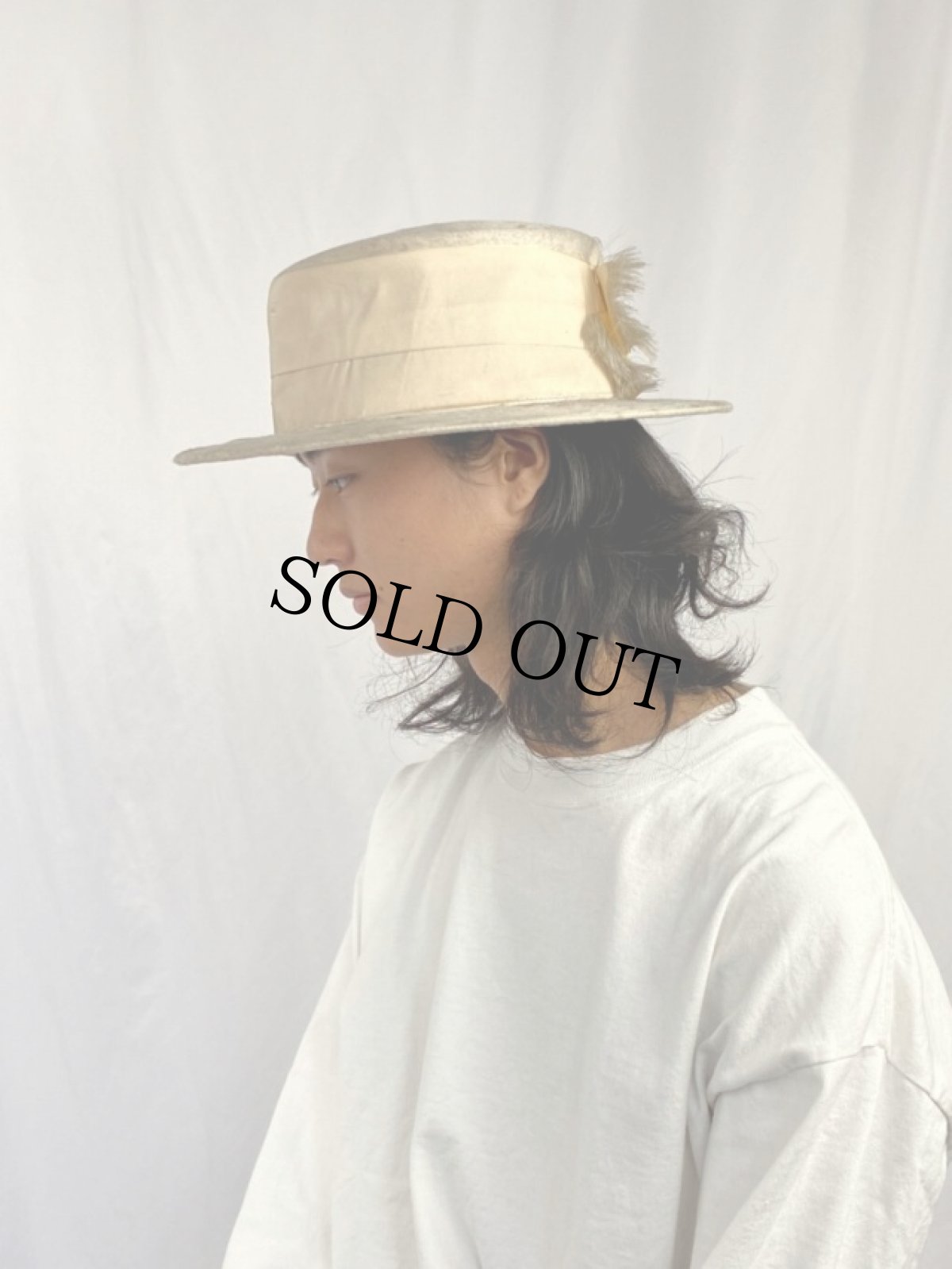 画像3: 30〜40's シルクファーハット (3)