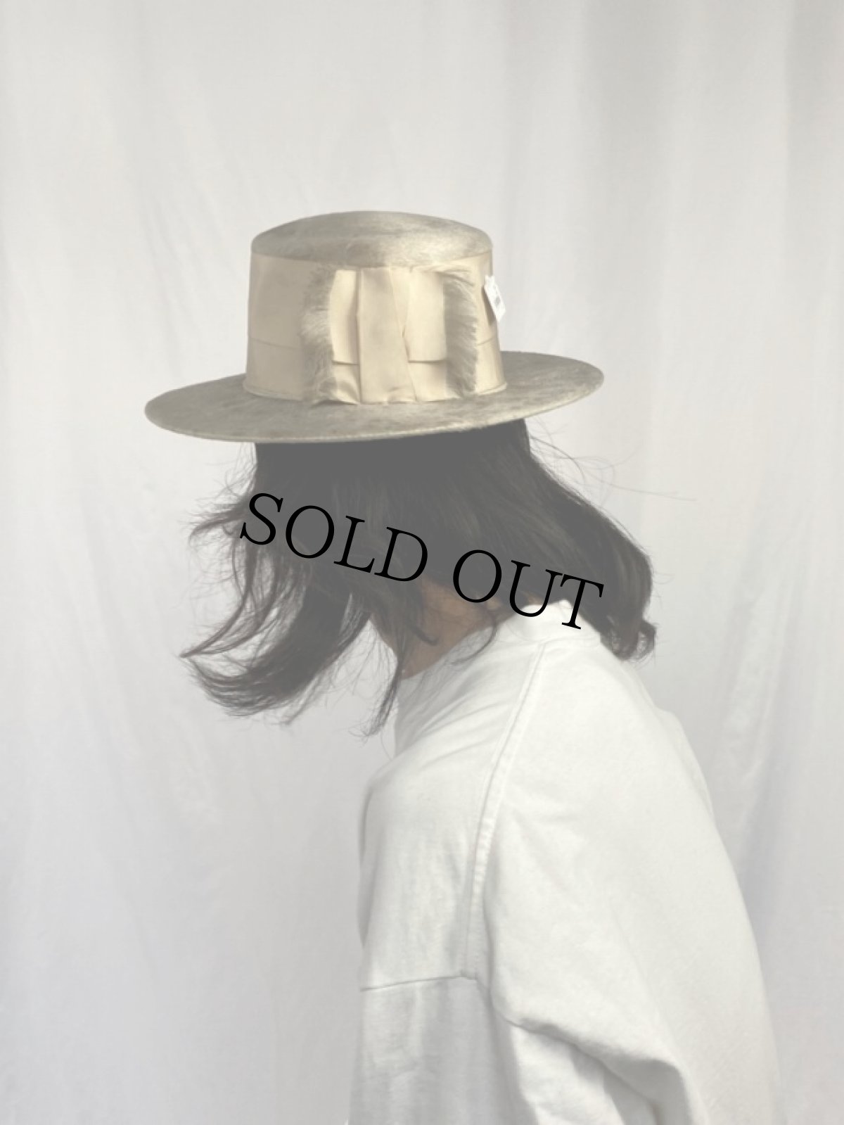 画像4: 30〜40's シルクファーハット (4)