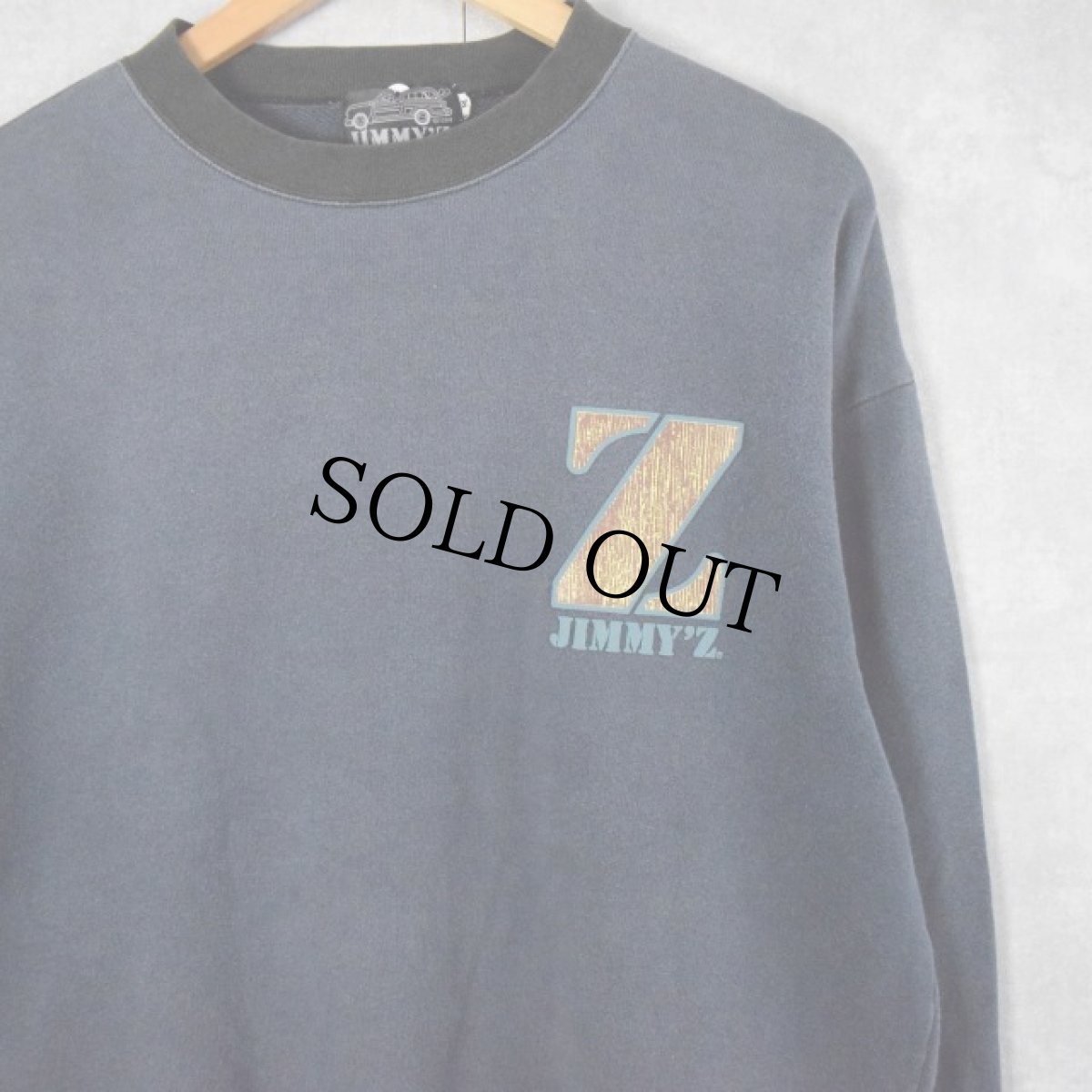 画像2: 90's JIMMY'Z イラストプリントスウェット M (2)