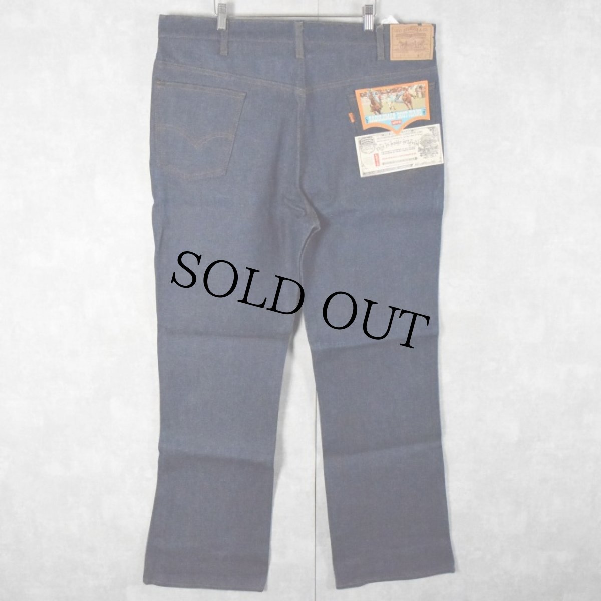画像2: 80's Levi's 20517-0217 USA製 デニムパンツ フラッシャー付きDEADSTOCK W42 (2)