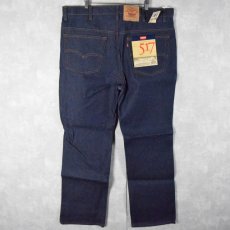 画像2: 90's Levi's 517 USA製 ブーツカットデニムパンツ フラッシャー付きDEADSTOCK W42 (2)