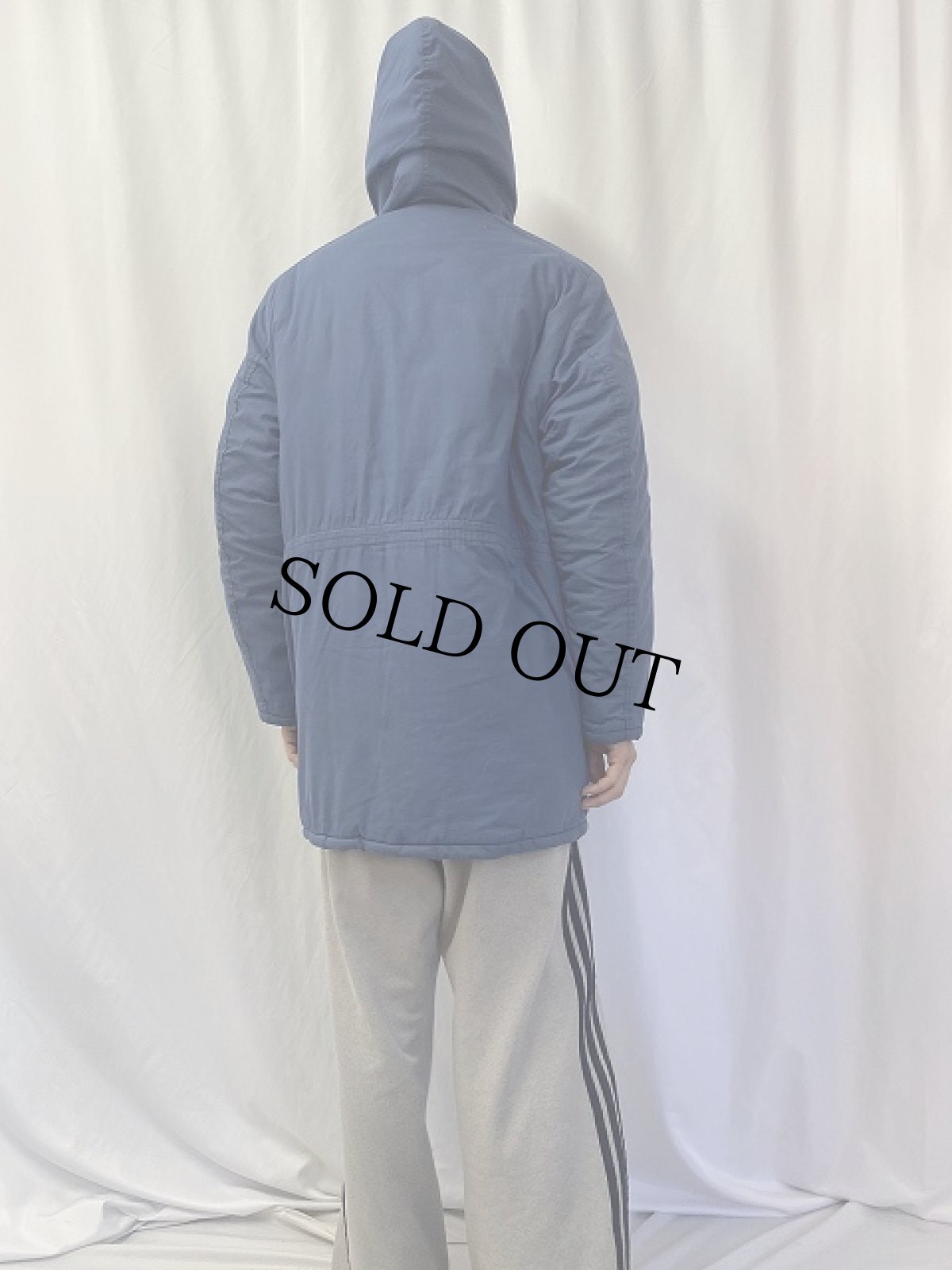 画像4: 60〜70's  中綿入り フーデッドコート SIZE46 (4)