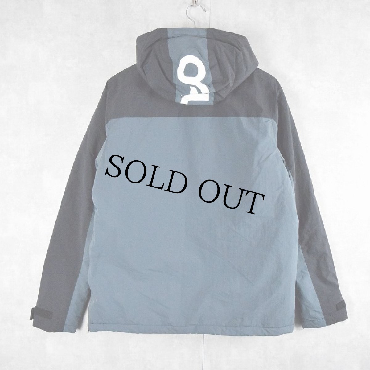 画像2: OAKLEY 中綿入り ロゴプリント アノラックパーカー L (2)