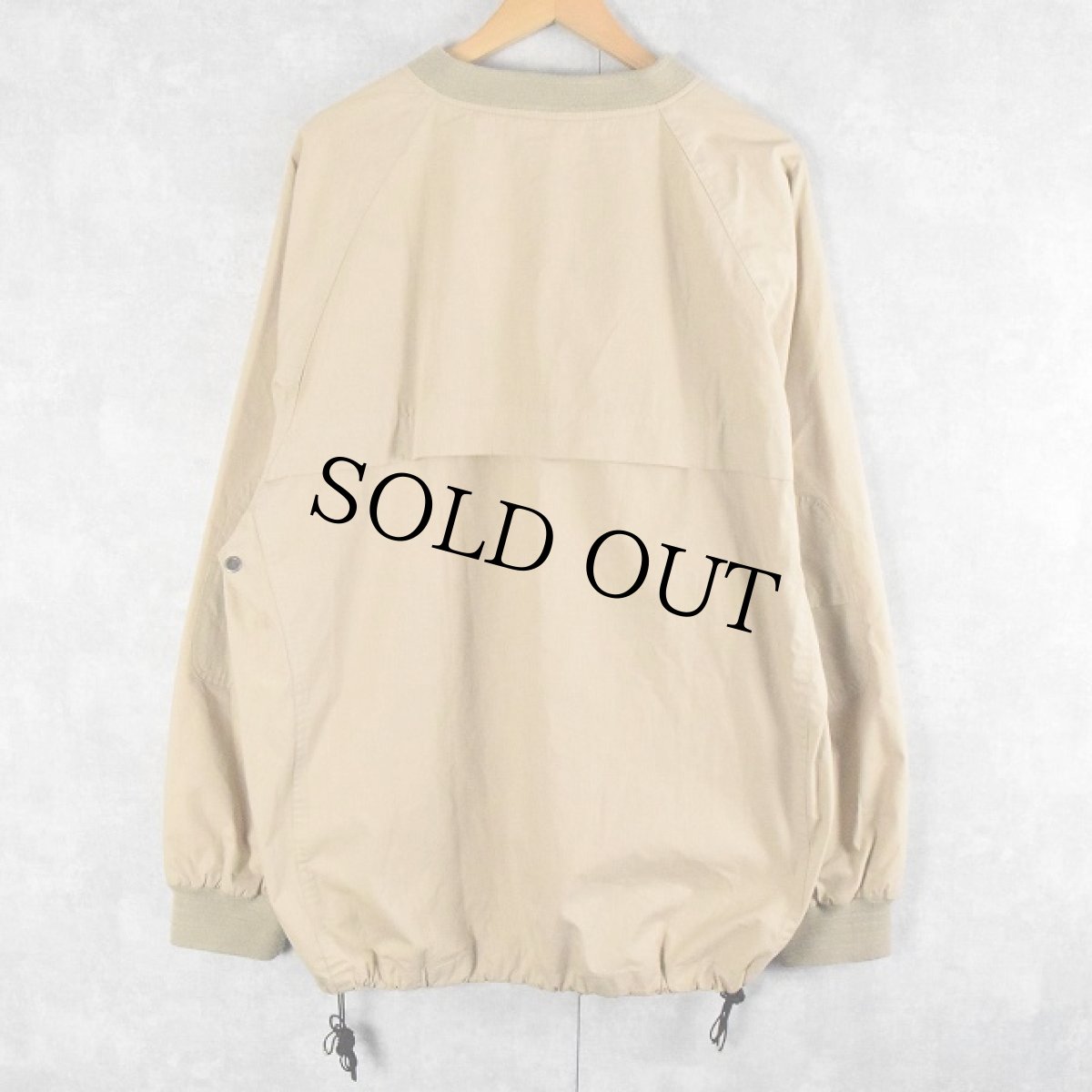 画像2: OAKLEY ロゴ刺繍 Vネックプルオーバー XL (2)