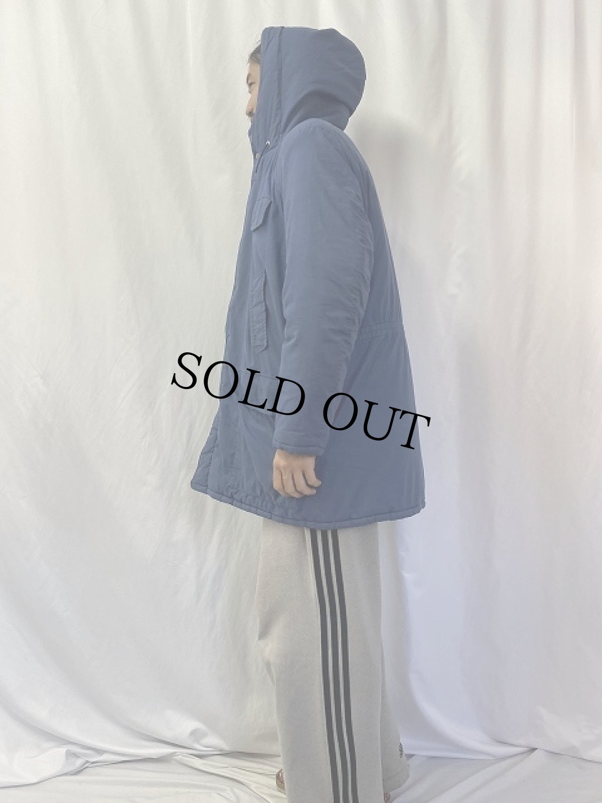 画像3: 60〜70's  中綿入り フーデッドコート SIZE46 (3)