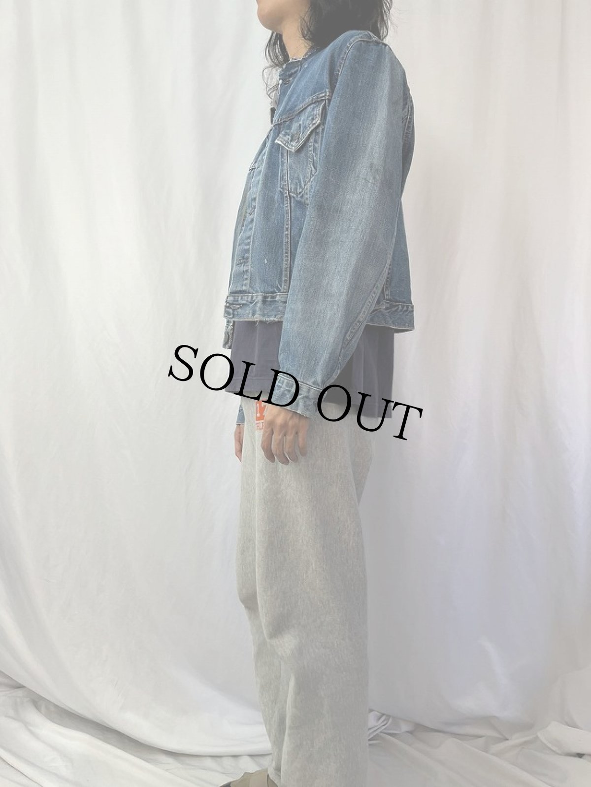 画像3: 60's LEVI'S BIGE デニムジャケット (3)