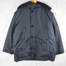 画像1: Flight Jacket チンスト付き ナイロンフライトジャケット L (1)