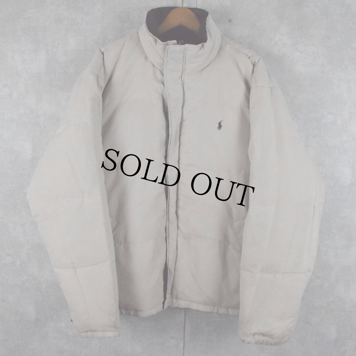 画像2: POLO SPORT Ralph Lauren 中綿入り リバーシブルジャケット BLACK M (2)