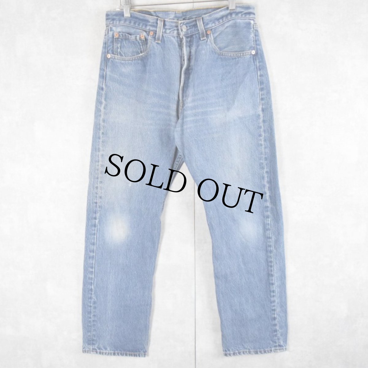 画像1: Levi's 501 USA製 ブランクタブ デニムパンツ W31 (1)
