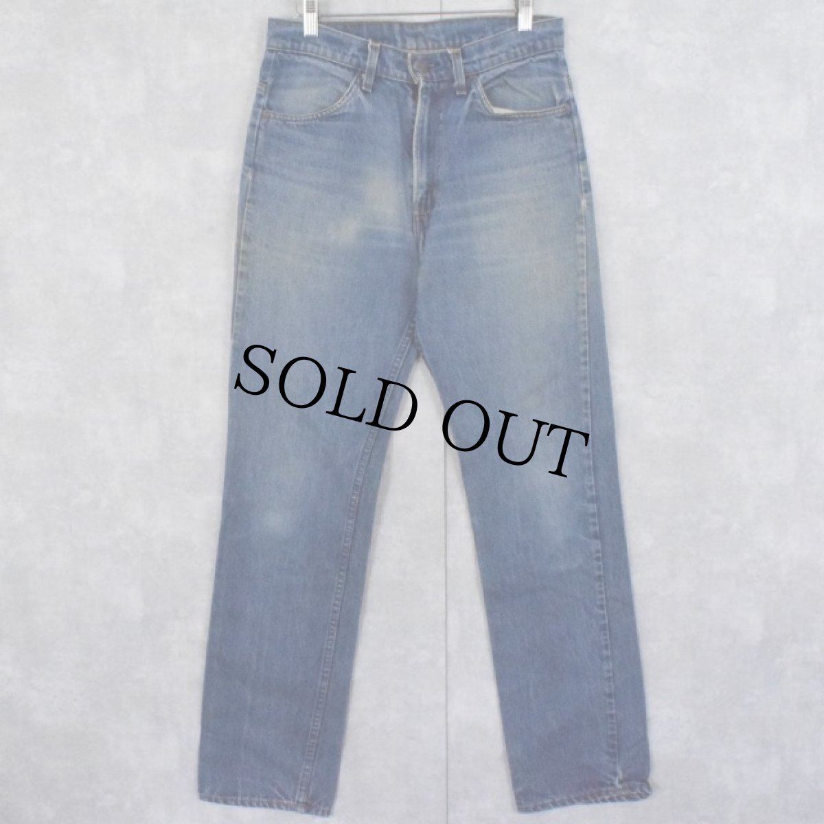 画像1: 80's Levi's 519-0217 USA製 オレンジタブ デニムパンツ W30 (1)