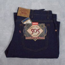 画像1: 90's Levi's 505 USA製 デニムパンツ フラッシャー付きDEADSTOCK W43 (1)