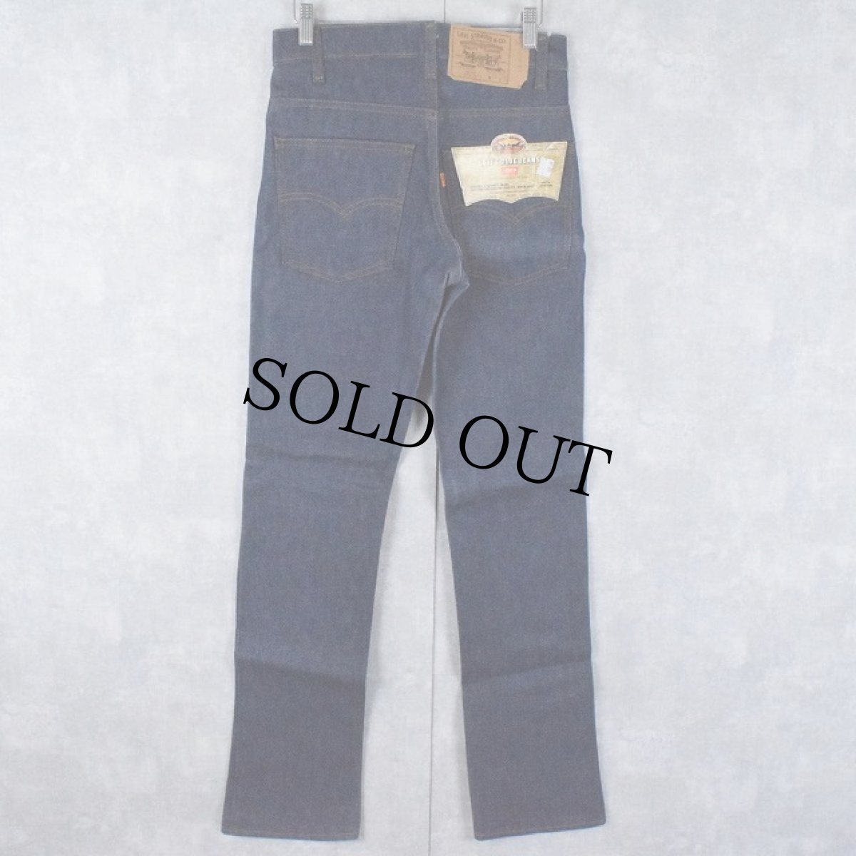画像2: 【SALE】 80's Levi's 519-0217 USA製 デニムパンツ フラッシャー付きDEADSTOCK W28 (2)